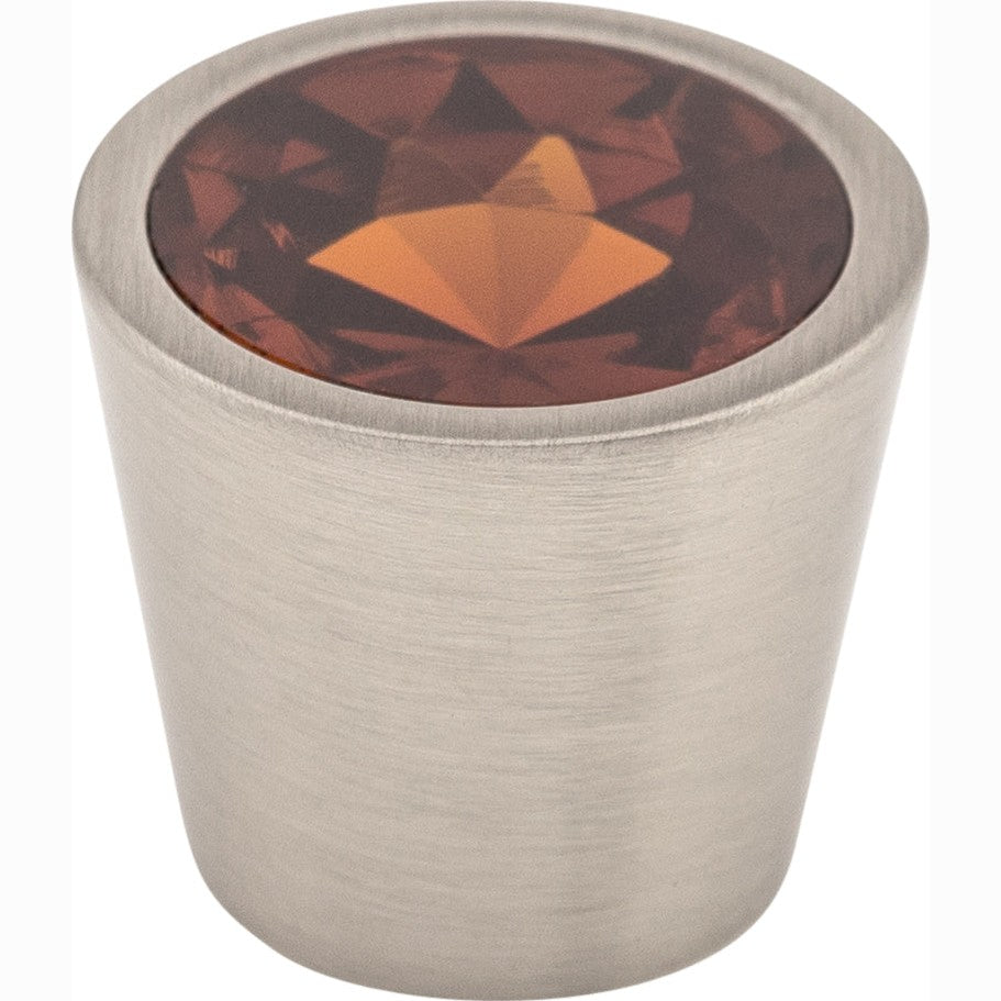 Top Knobs Wine Crystal Center Series 3/4"L Knob, 