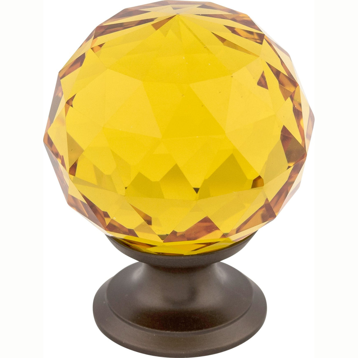 Top Knobs Amber Crystal Series 1-3/8"L Knob, 