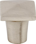 Top Knobs Aspen II Square Series 3/4"L Knob, Brushed Satin Nickel