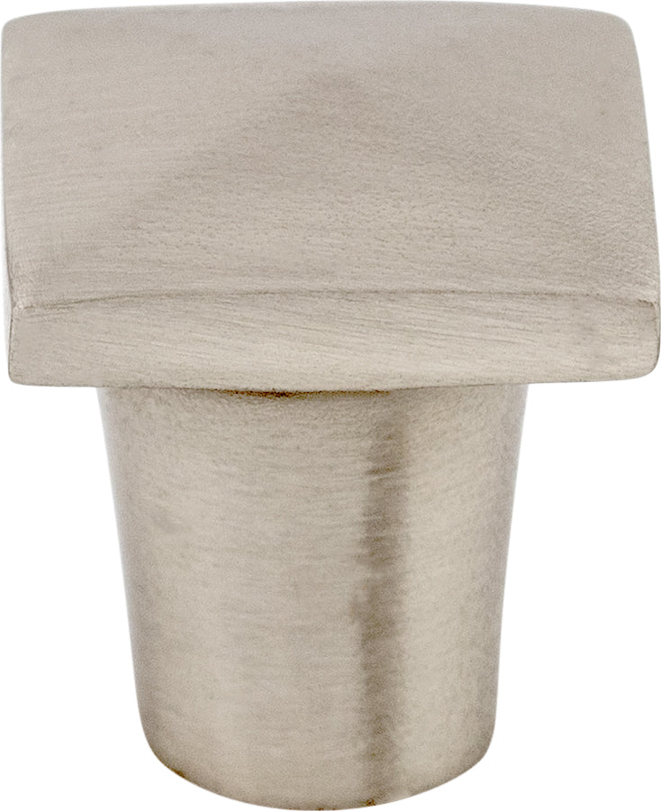 Top Knobs Aspen II Square Series 3/4"L Knob, Brushed Satin Nickel