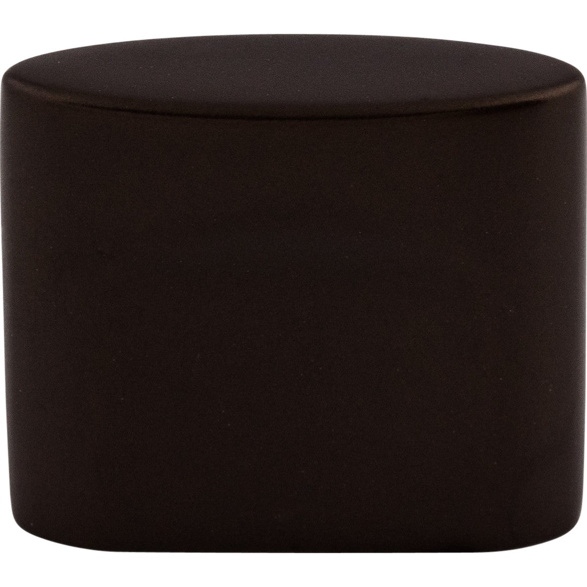 Top Knobs Oval Slot Series 1-1/4"L Knob, Oil Rubbed Bronze