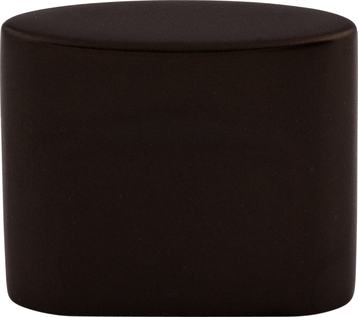 Top Knobs Oval Slot Series 1-1/4"L Knob, Oil Rubbed Bronze