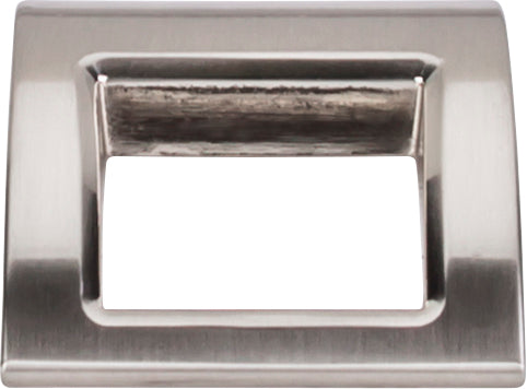 Top Knobs Tango Series 1-1/2"L Finger Pull, Brushed Satin Nickel