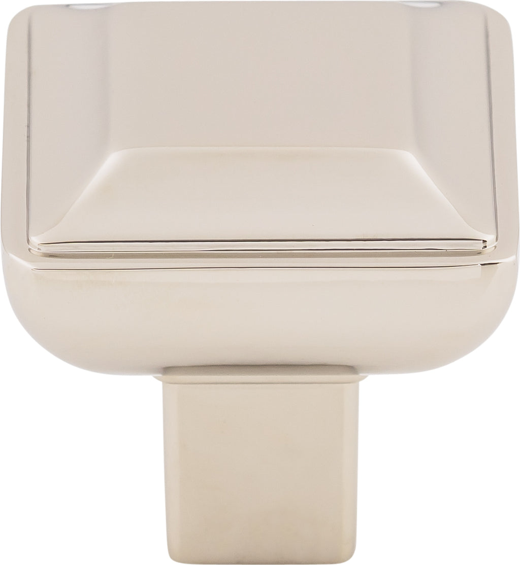 Top Knobs Podium Series 1-1/8"L Knob, Polished Nickel