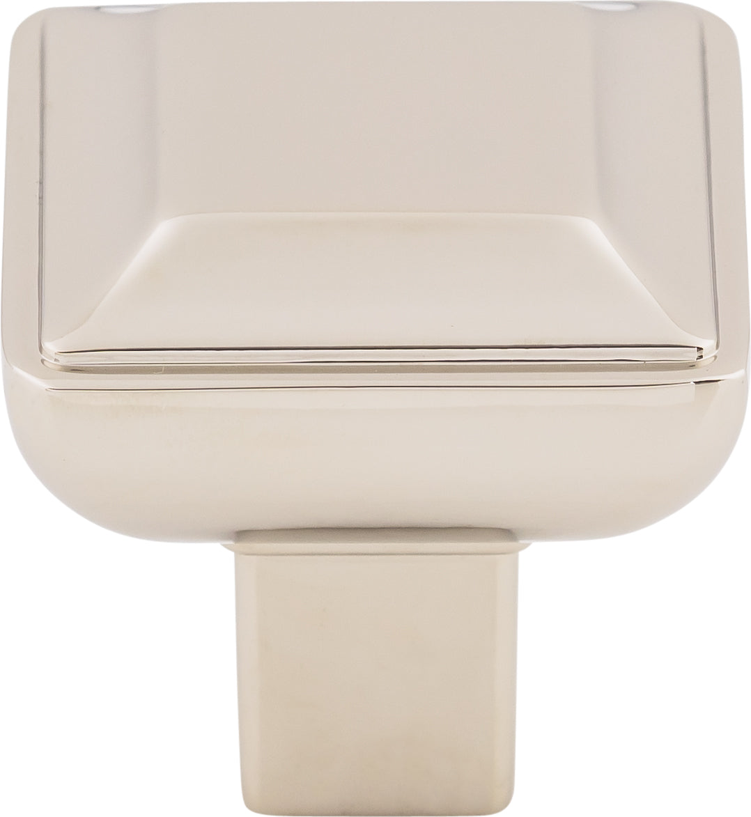 Top Knobs Podium Series 1-1/8"L Knob, Polished Nickel