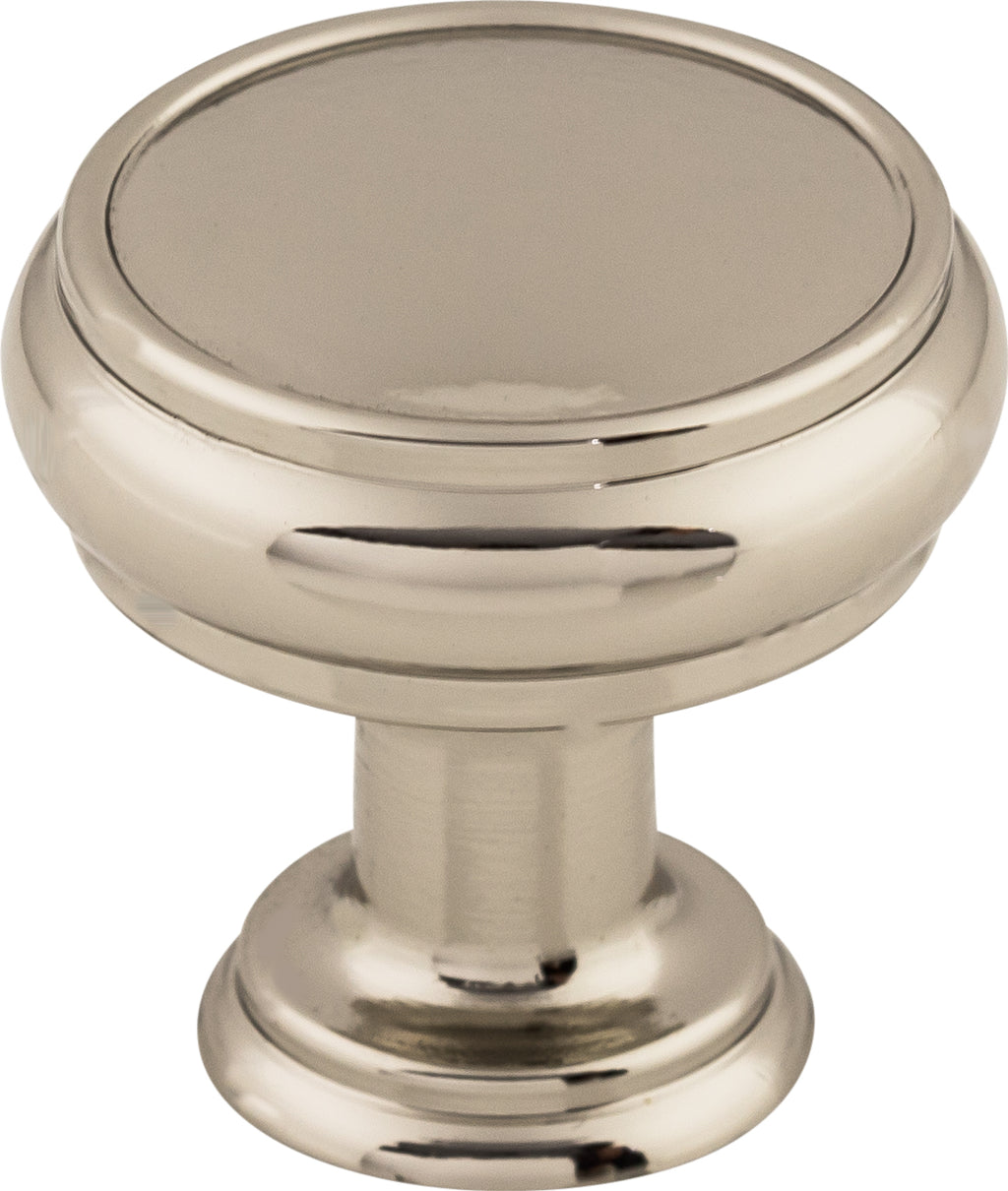 Top Knobs Eden Series 1-3/16"L Knob, Polished Nickel