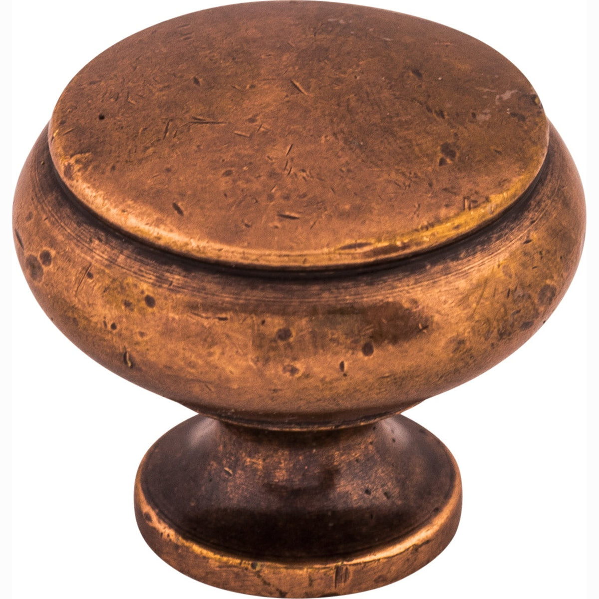 Top Knobs Cumberland Series 1-1/4"L Knob, Old English Copper