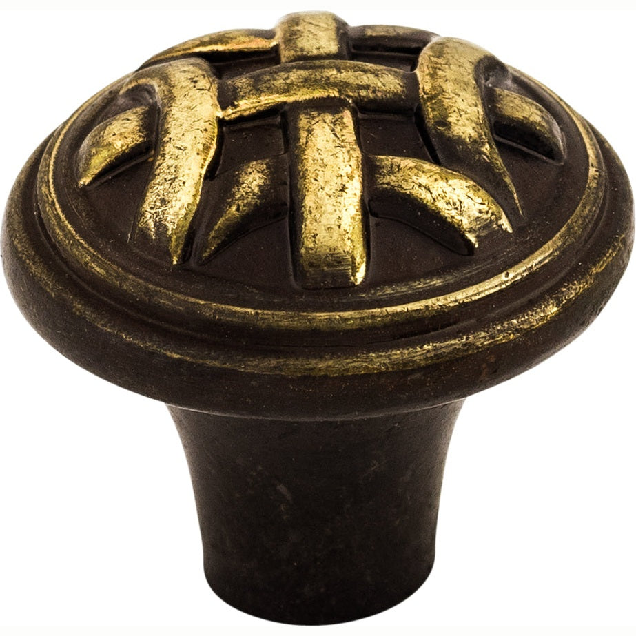 Top Knobs Celtic Series 1"L Knob, Dark Antique Brass
