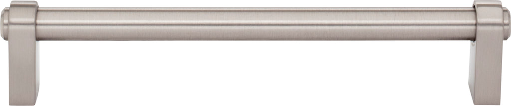 Top Knobs Lawrence Series 6-5/16"(160mm) CC Pull, Brushed Satin Nickel
