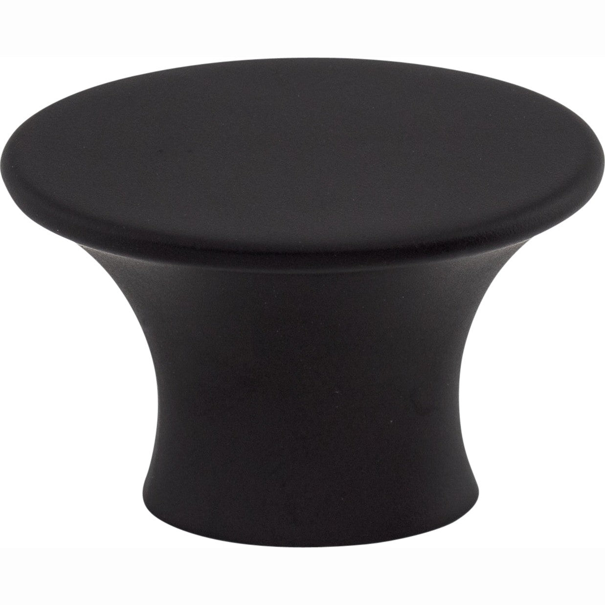 Top Knobs Edgewater Series 1-5/16"L Knob, Flat Black
