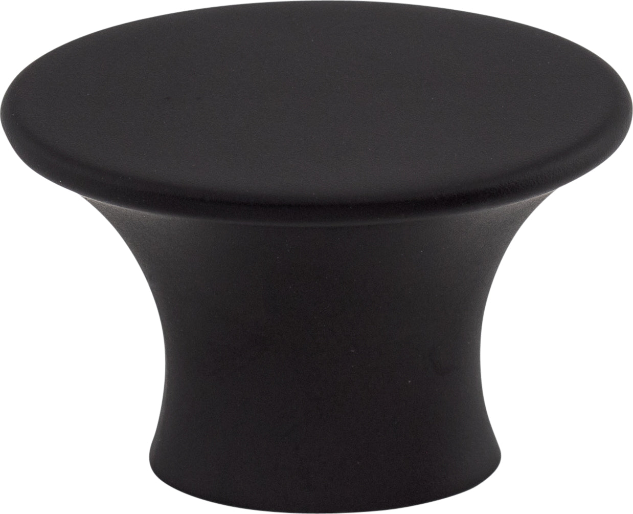 Top Knobs Edgewater Series 1-5/16"L Knob, Flat Black