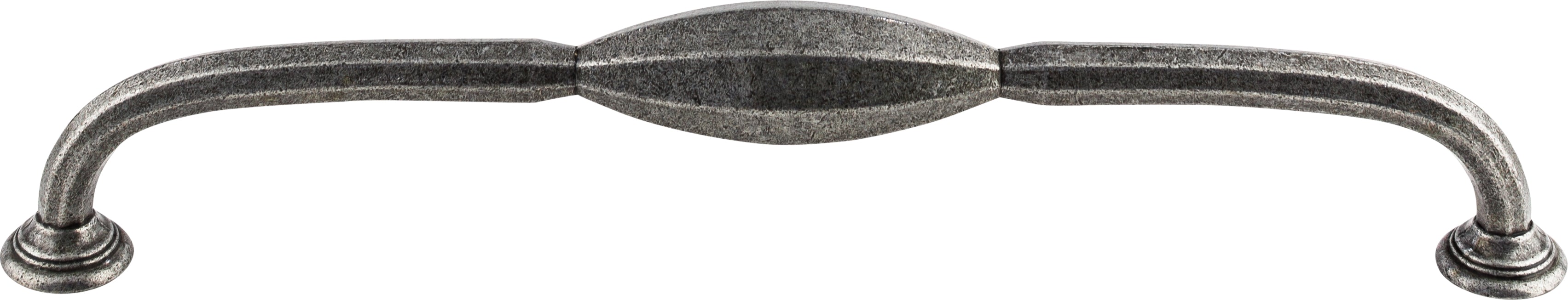 Top Knobs Chareau Series 8-13/16"(223mm) CC D-Pull, Black Iron
