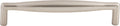 Top Knobs Flute Series 5-1/16"(128mm) CC Pull, Brushed Satin Nickel