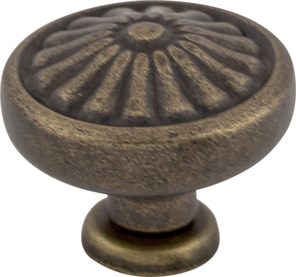 Top Knobs Flower Series 1-1/4"L Knob, German Bronze