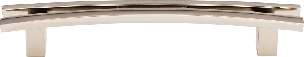 Top Knobs Flared Series 5"(127mm) CC Pull, Polished Nickel