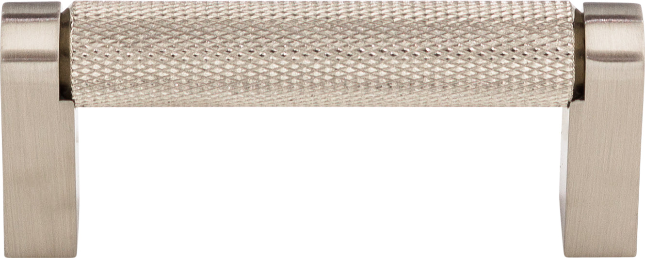 Top Knobs Amwell Series 3"(76mm) CC Bar Pull, Brushed Satin Nickel