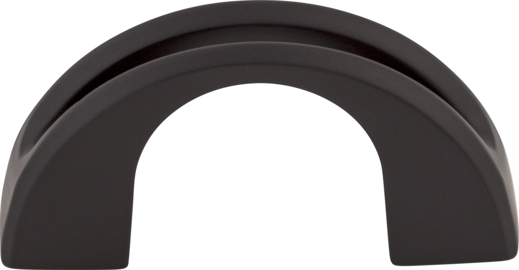 Top Knobs Tango Series 1-1/4"(32mm) CC U Pull, Flat Black