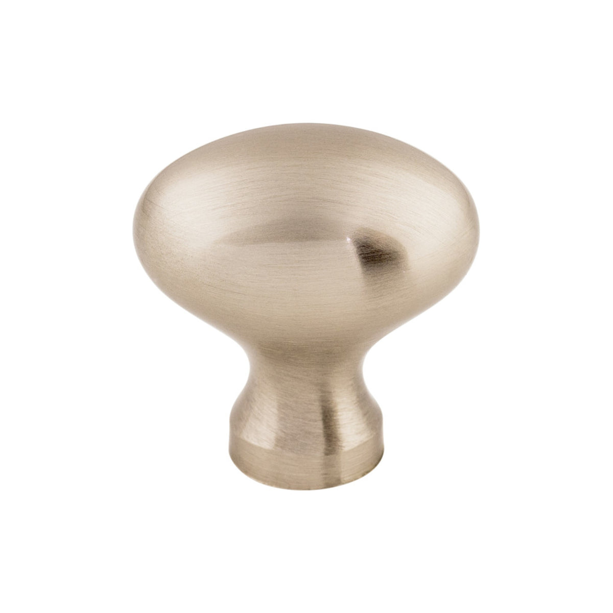 Egg 1 1/4" Length Oval Knob