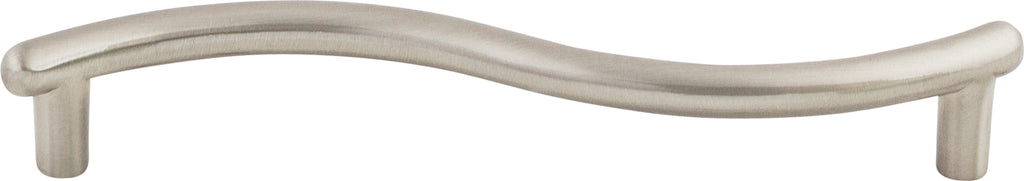 Top Knobs Spiral Series 5-1/16"(128mm) CC Pull, Brushed Satin Nickel