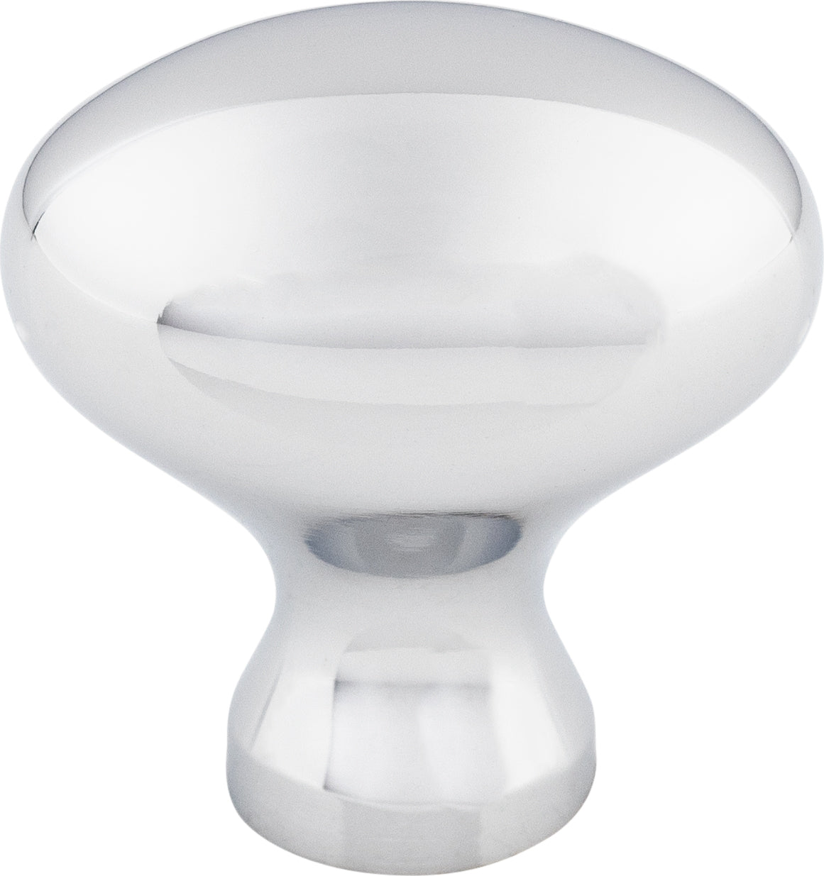 Top Knobs Egg Series 1-1/4"L Knob, Polished Chrome