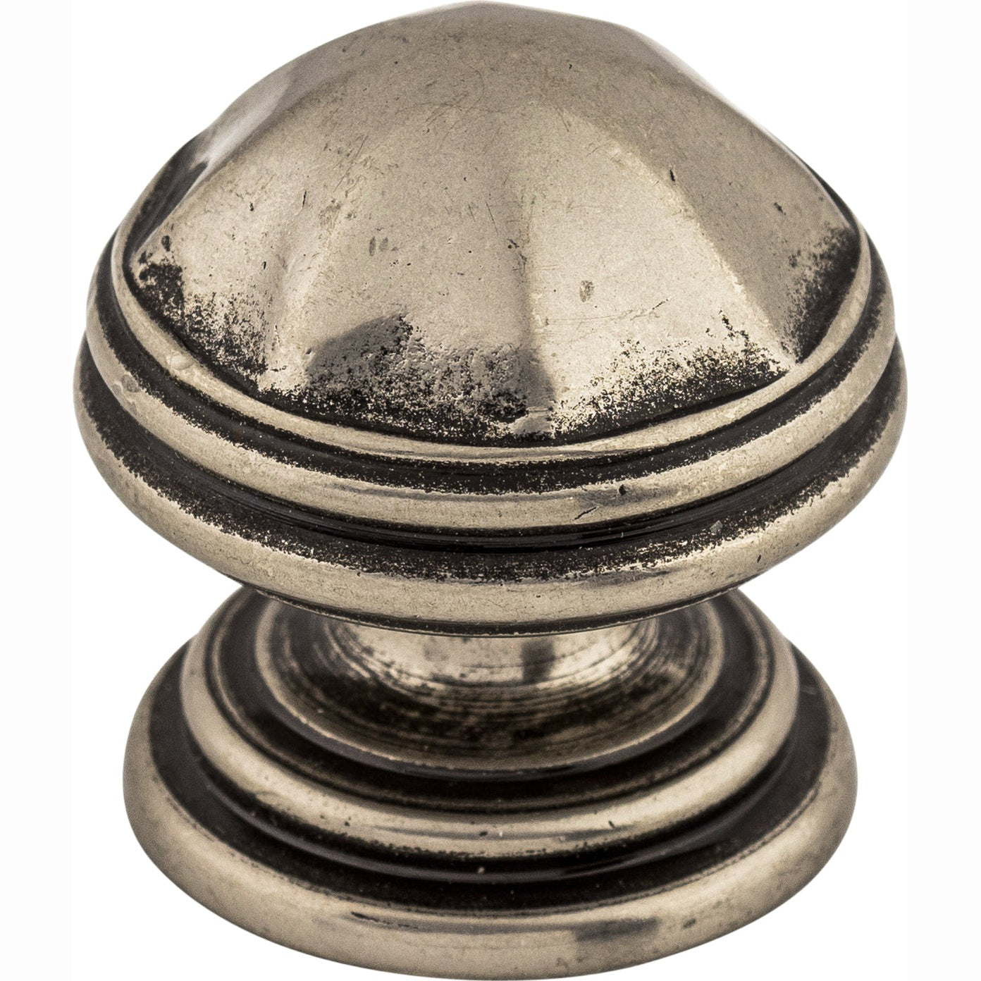Top Knobs London Series 1-1/4"L Knob, Pewter Antique