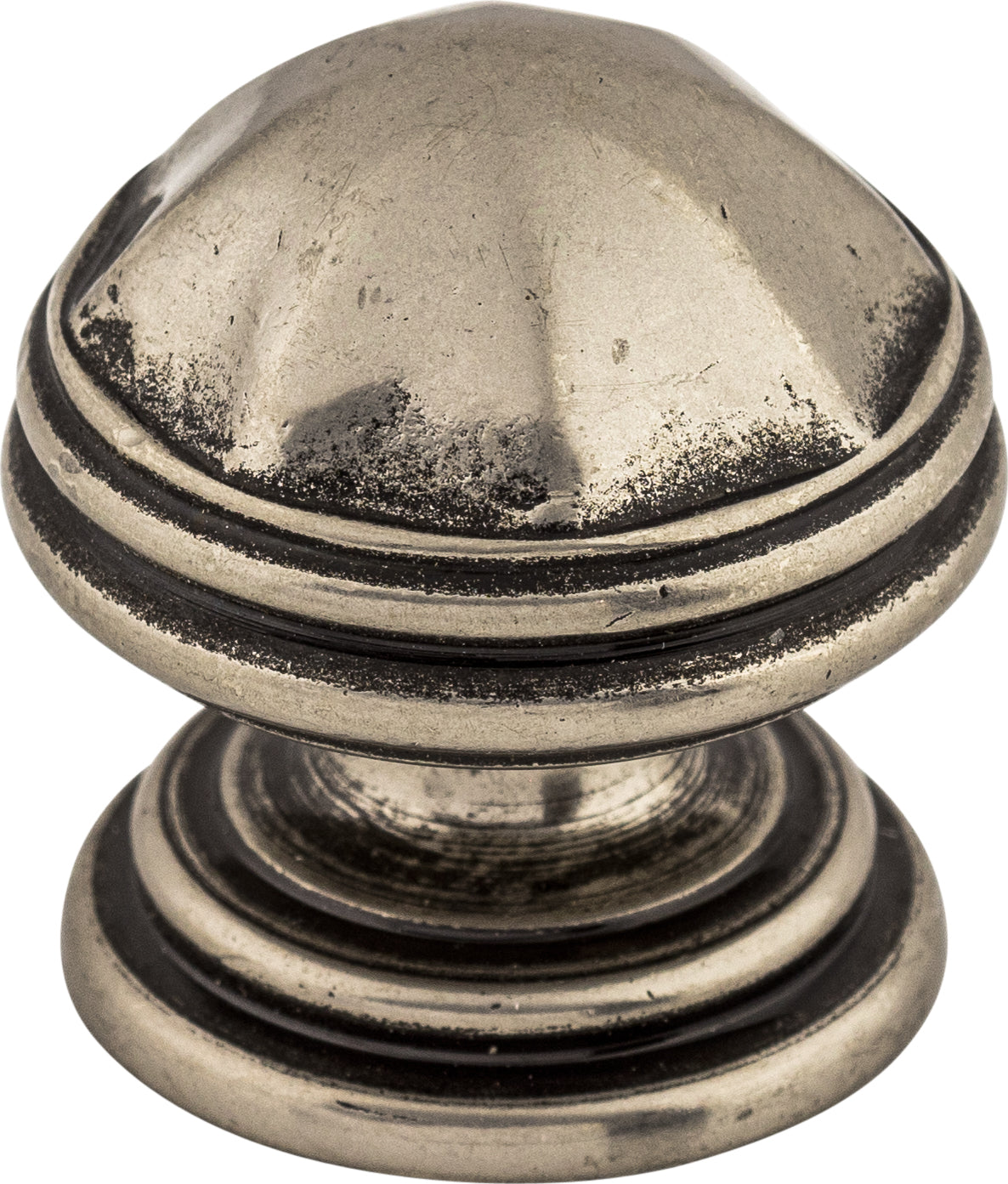Top Knobs London Series 1-1/4"L Knob, Pewter Antique