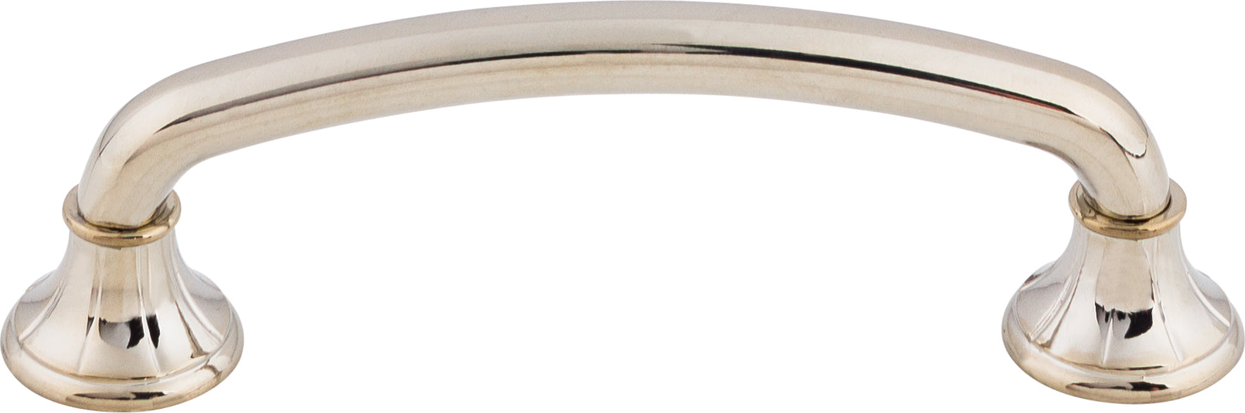 Top Knobs Lund Series 4"(101mm) CC Pull, Polished Nickel