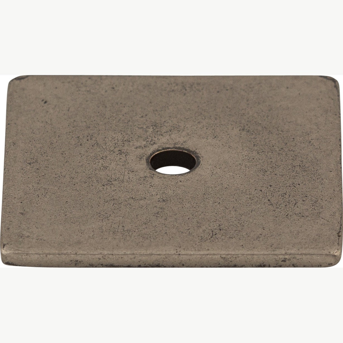 Top Knobs Square Series 1-1/4"L Backplate, Pewter Antique