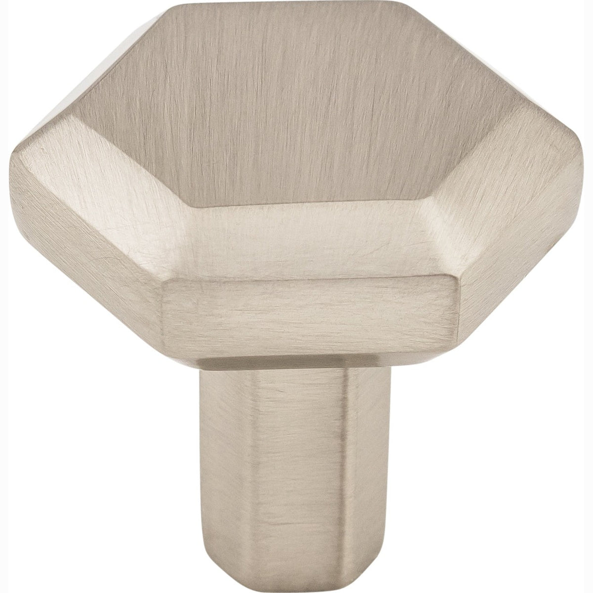 Top Knobs Lydia Series 1-1/8"L Knob, Brushed Satin Nickel