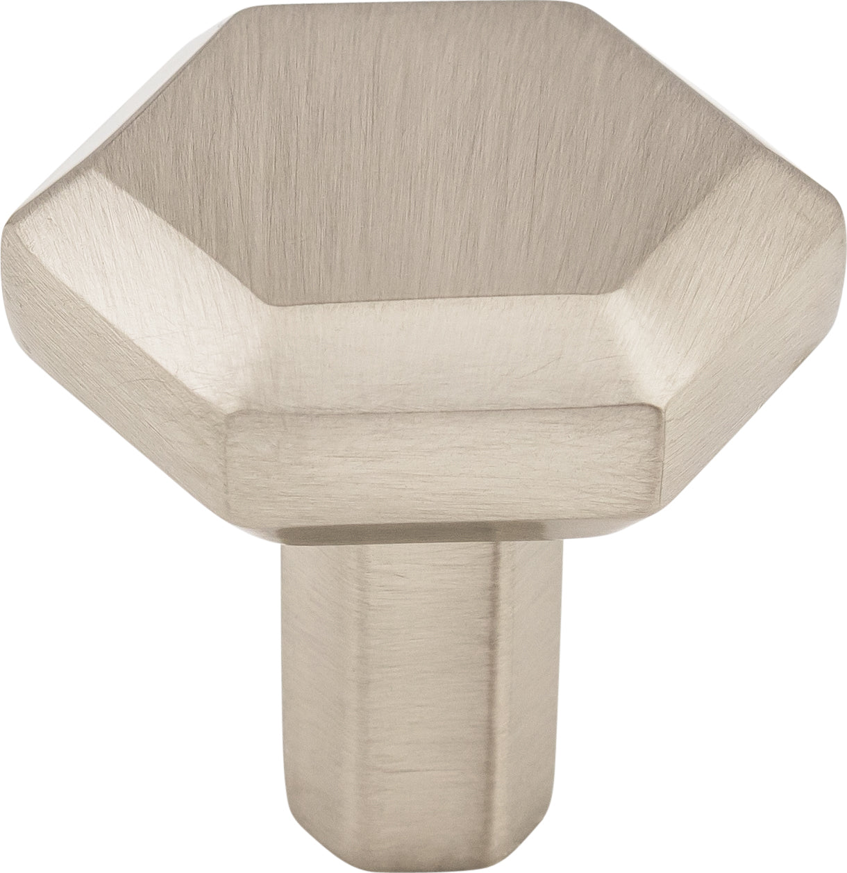 Top Knobs Lydia Series 1-1/8"L Knob, Brushed Satin Nickel