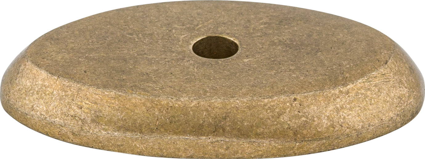 Top Knobs Aspen Backplates Series 1-1/2"L Oval, Light Bronze