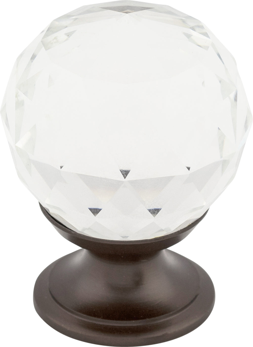 Top Knobs Clear Crystal Series 1-1/8"L Knob, 