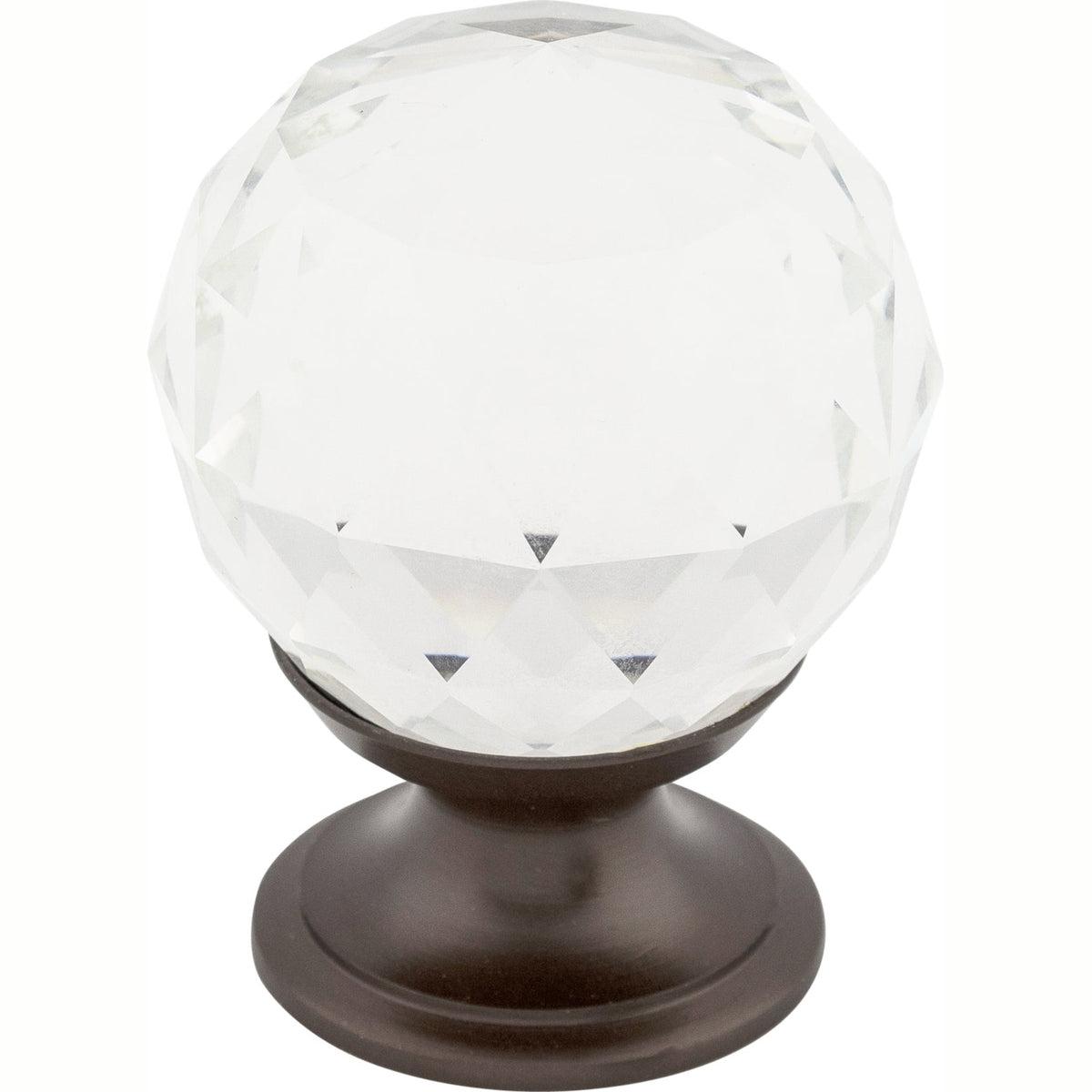 Top Knobs Clear Crystal Series 1-1/8"L Knob, 