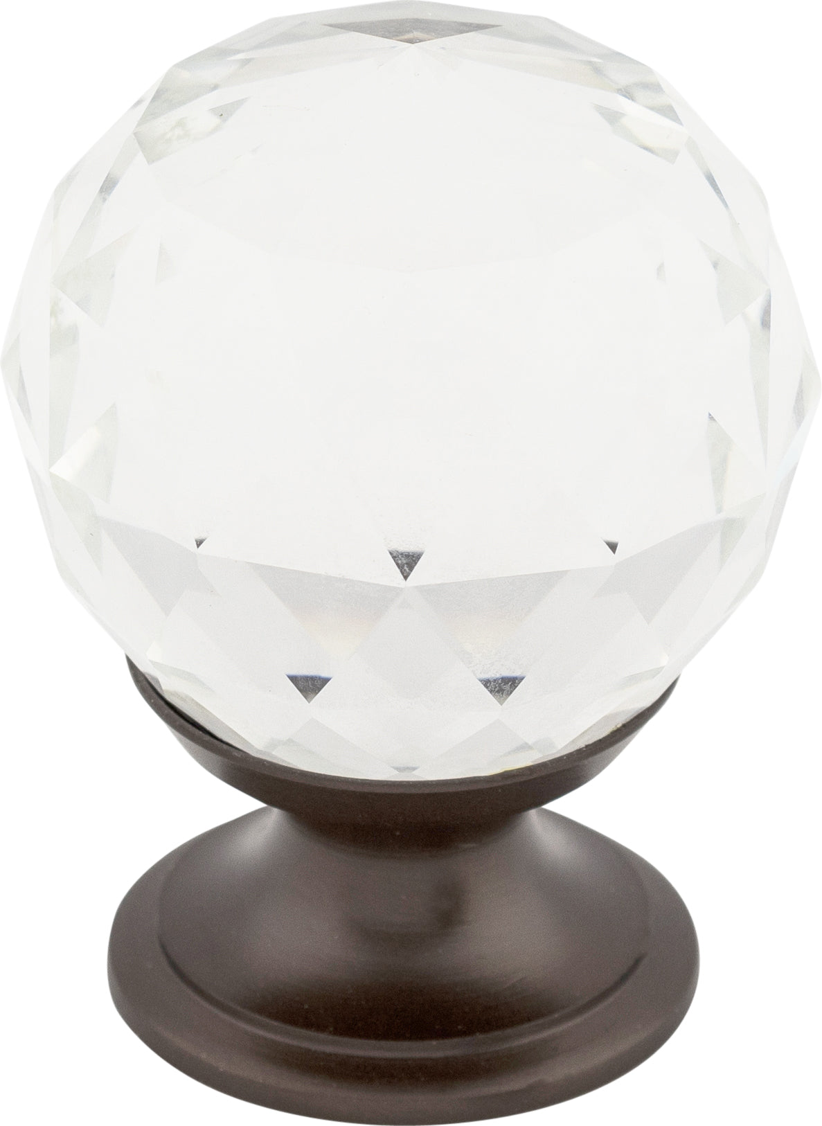 Top Knobs Clear Crystal Series 1-1/8"L Knob, 