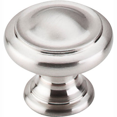 Top Knobs Dome Series 1-1/8"L Knob, Brushed Satin Nickel