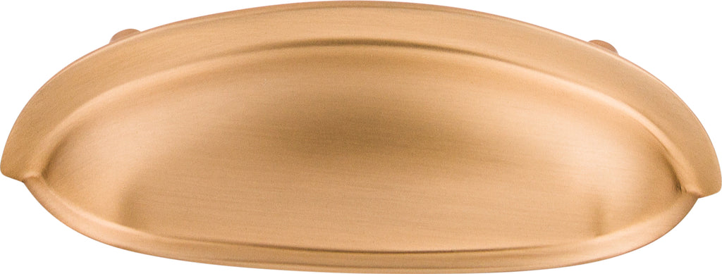 Top Knobs Somerset Series 3"(76mm) CC Cup Pull, Brushed Bronze