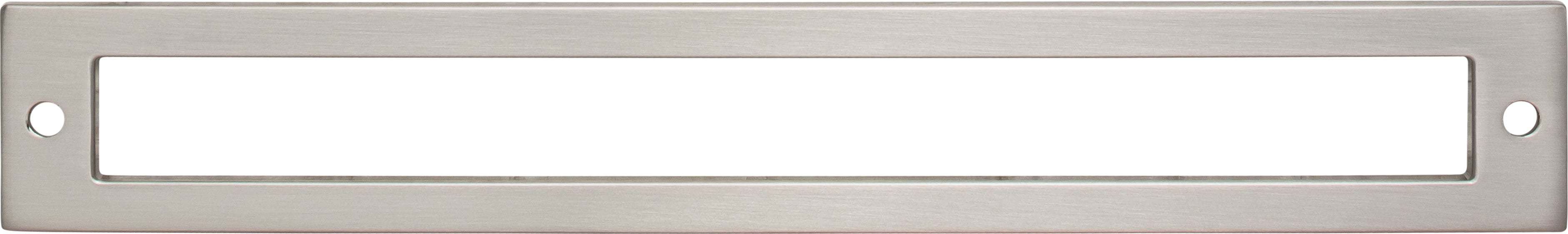 Top Knobs Hollin Series 7-9/16"(192mm) CC Backplate, Brushed Satin Nickel