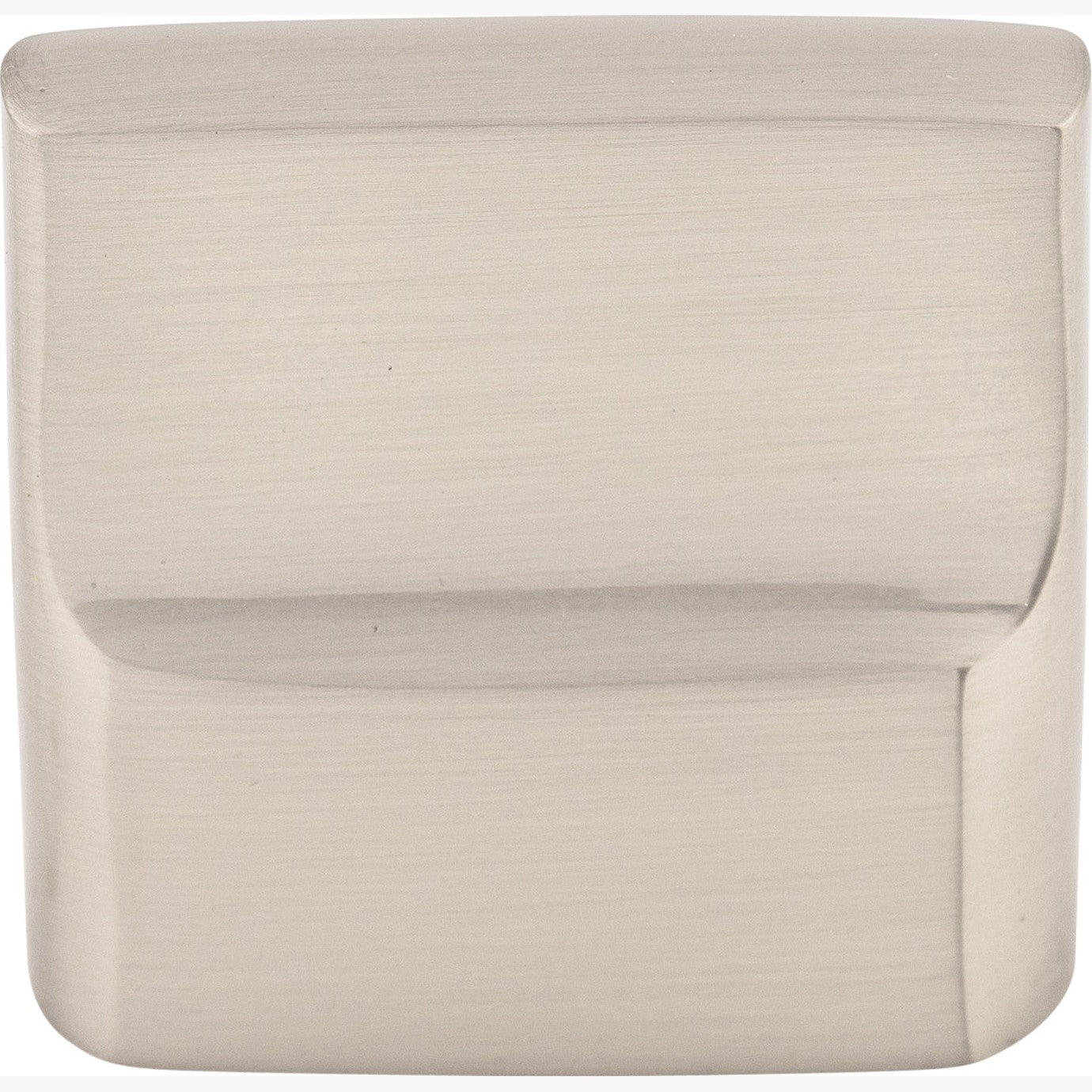 Top Knobs Aspen II Flat Sided Series 7/8"(23mm) CC Knob, Brushed Satin Nickel