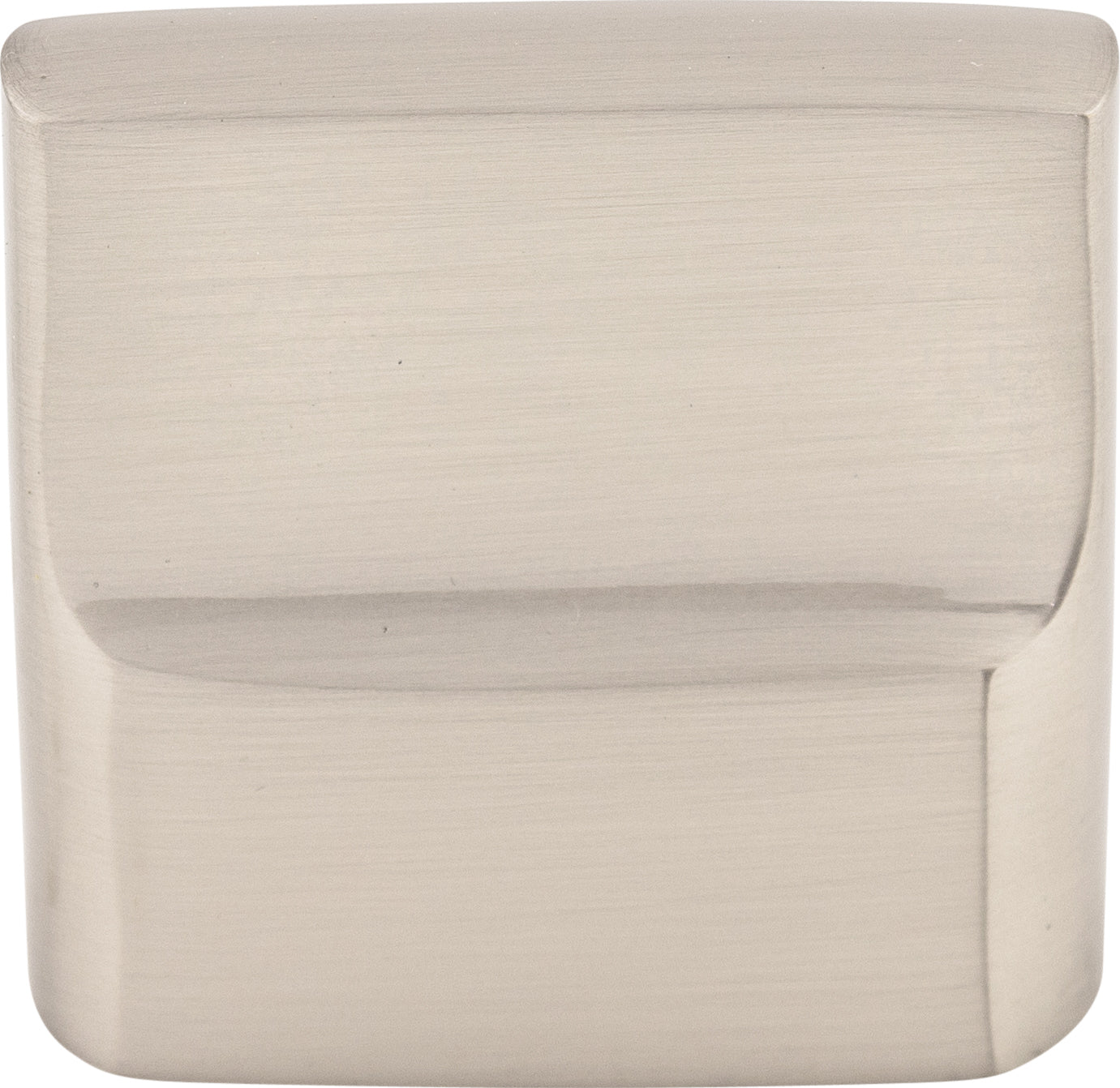 Top Knobs Aspen II Flat Sided Series 7/8"(23mm) CC Knob, Brushed Satin Nickel