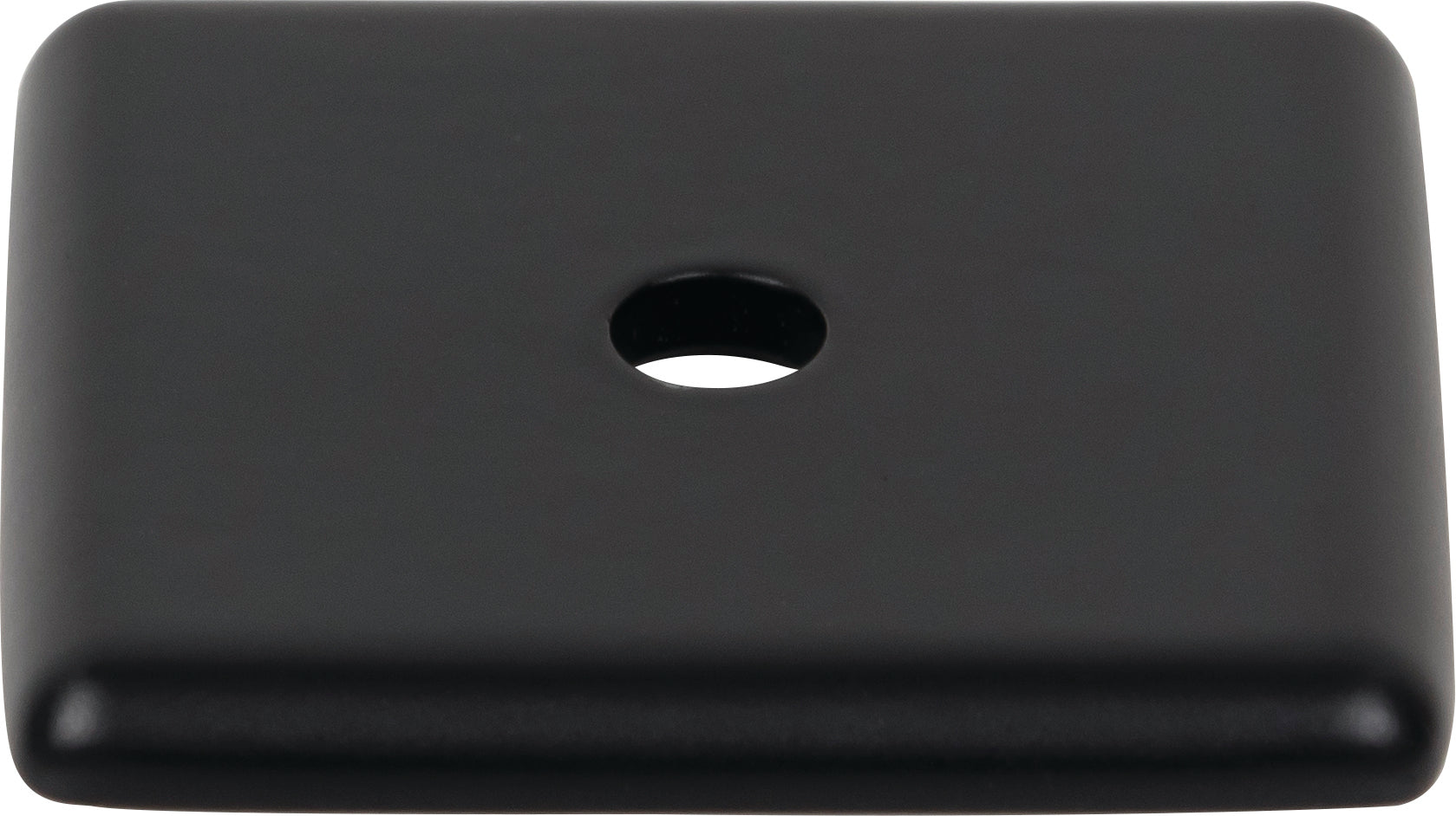 Top Knobs Radcliffe Series 1-1/4"L Backplate, Flat Black