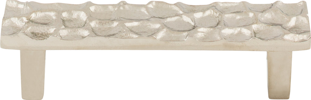 Top Knobs Cobblestone Series 3-3/4"(95mm) CC Pull, Polished Nickel