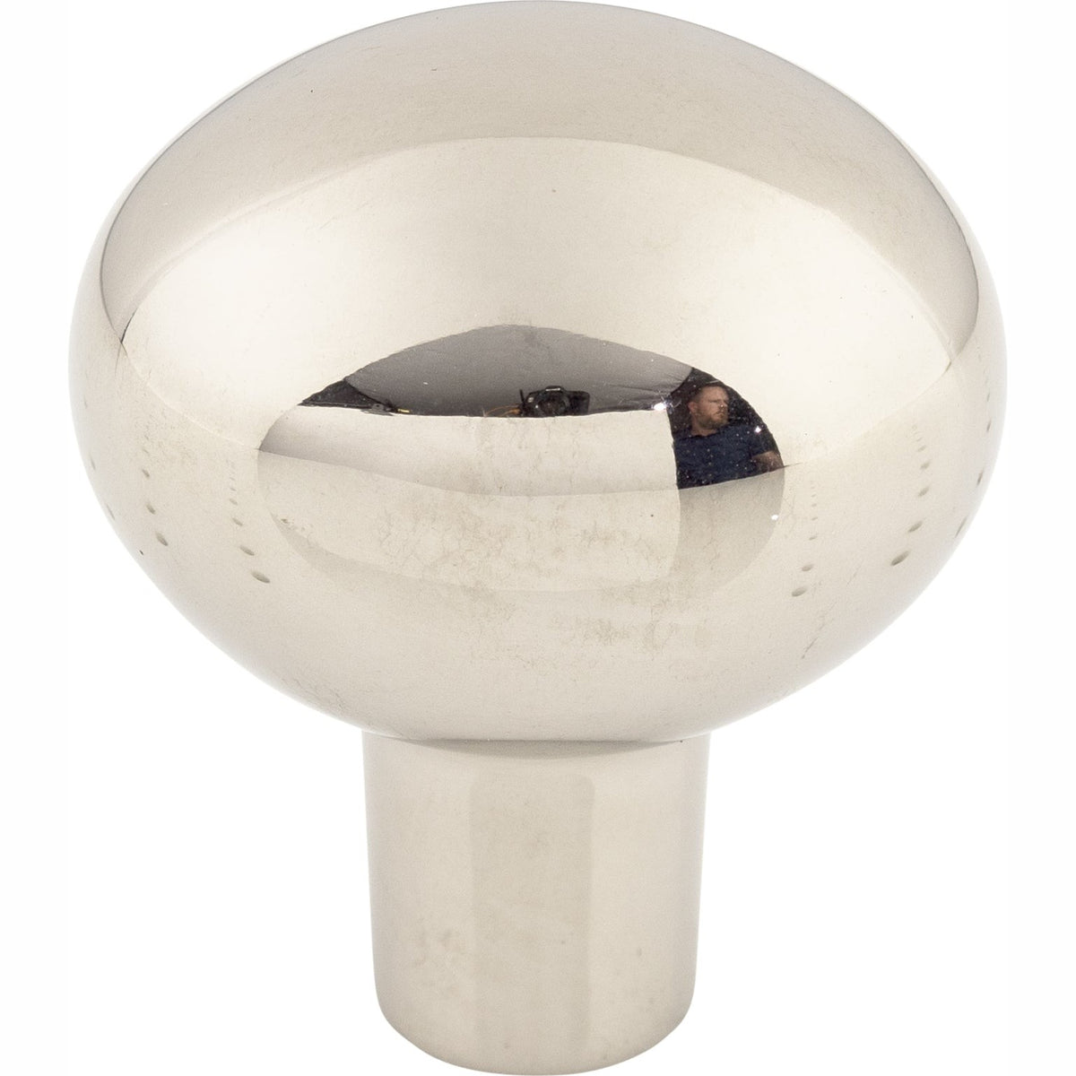 Top Knobs Aspen II Egg Series 1-7/16"L Egg Knob, Polished Nickel
