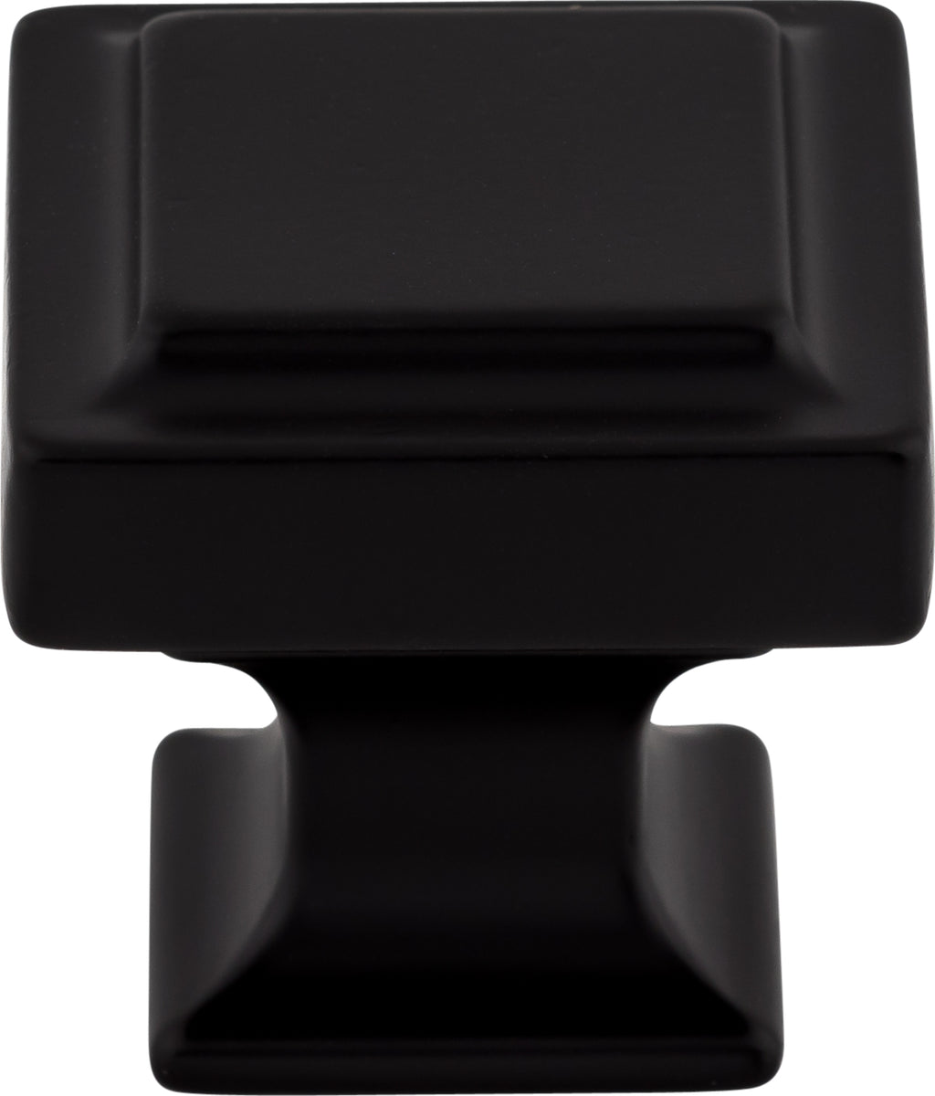 Top Knobs Ascendra Series 1-1/4"L Knob, Flat Black