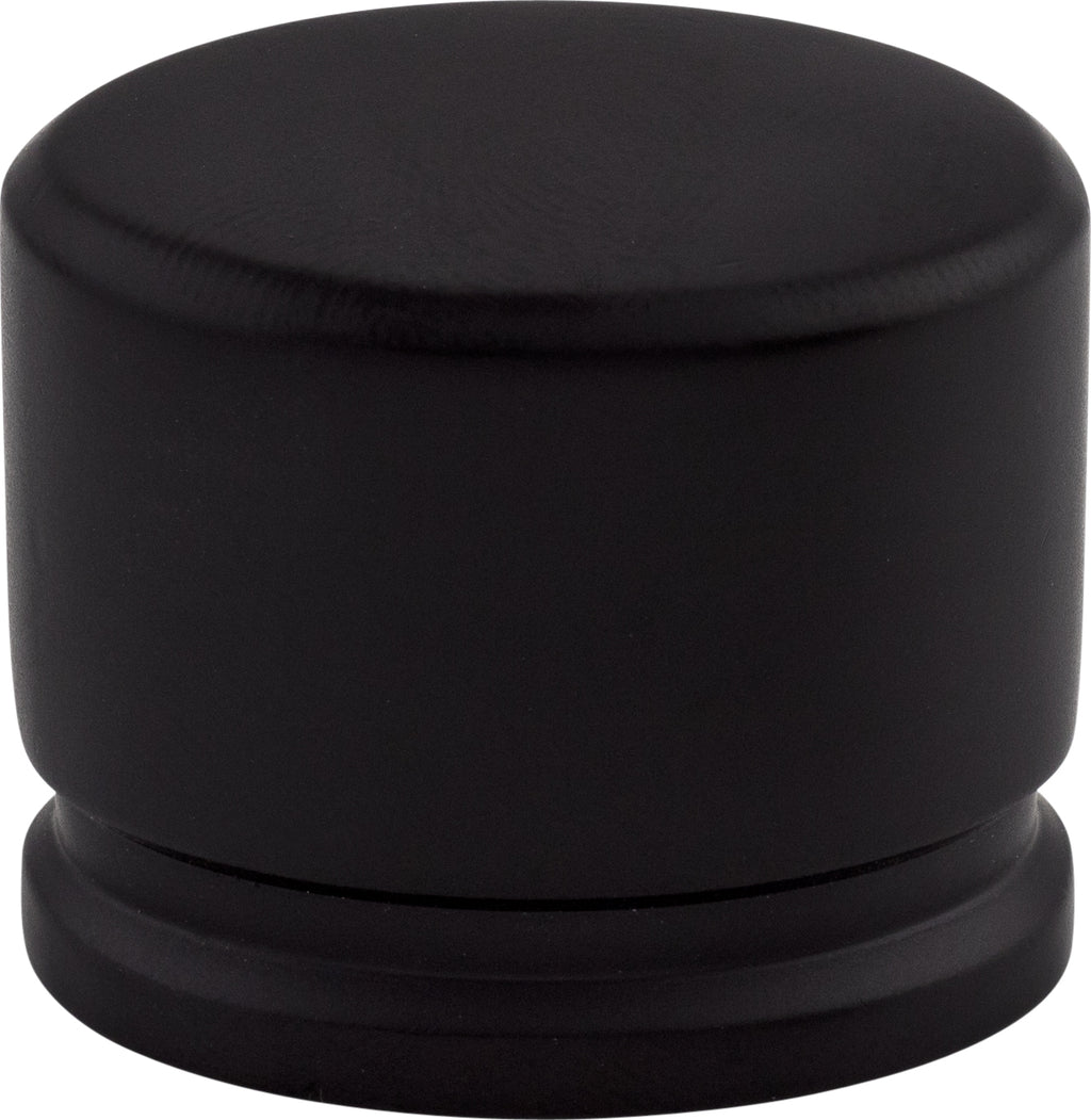 Top Knobs Oval Series 1-3/8"L Knob, Flat Black