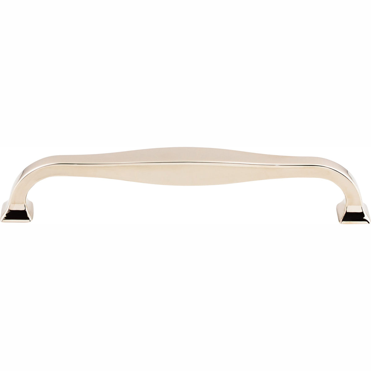 Top Knobs Contour Series 6-5/16"(160mm) CC Pull, Polished Nickel