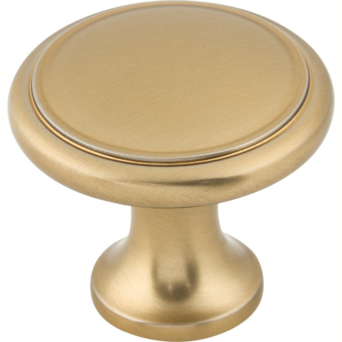 Top Knobs Ringed Series 1-1/8"L Knob, Honey Bronze