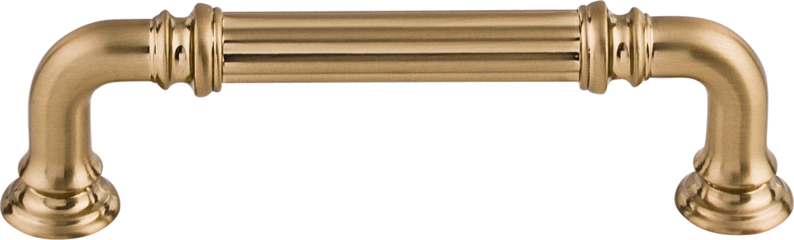 Top Knobs Reeded Series 3-3/4"(95mm) CC Pull, Honey Bronze