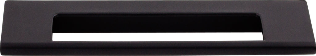 Top Knobs Europa Series 5"(127mm) CC Cut Out Tab Pull, Flat Black