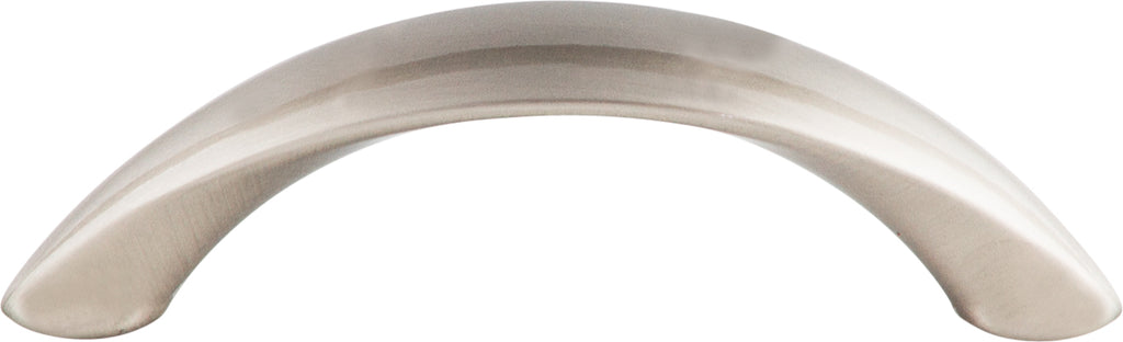 Top Knobs Arc Series 3"(76mm) CC Pull, Brushed Satin Nickel