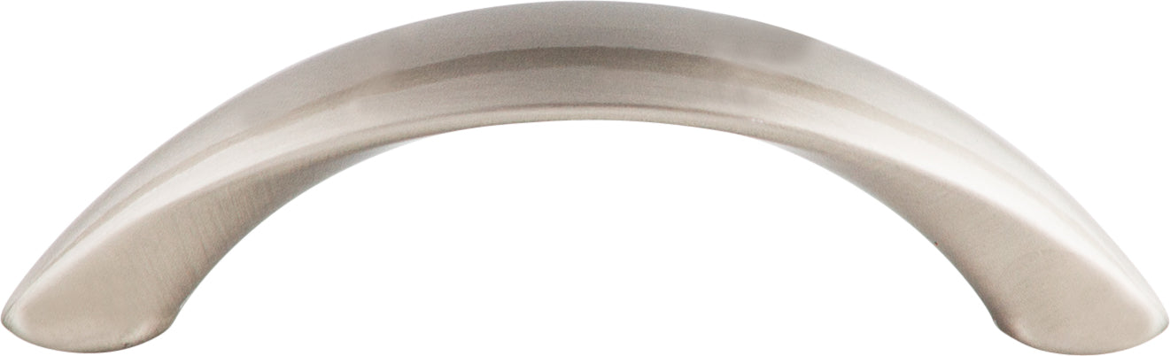 Top Knobs Arc Series 3"(76mm) CC Pull, Brushed Satin Nickel